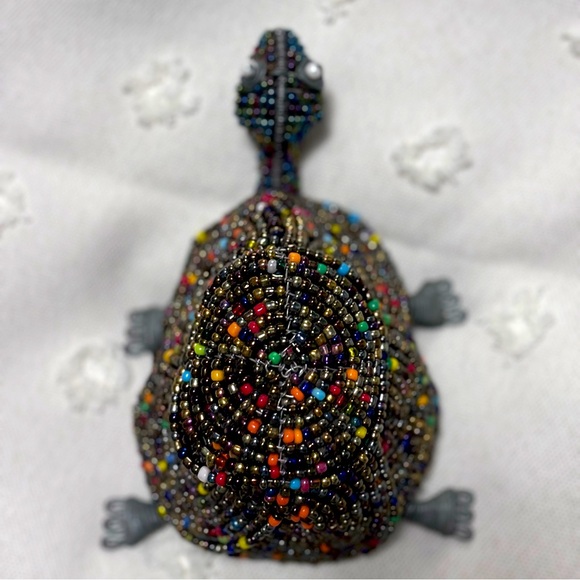Wire Beaded Turtle 🐢 - Picture 4 of 6